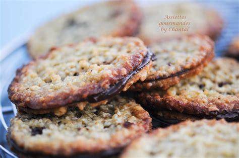 Biscuits suédois aux flocons d avoine et chocolat