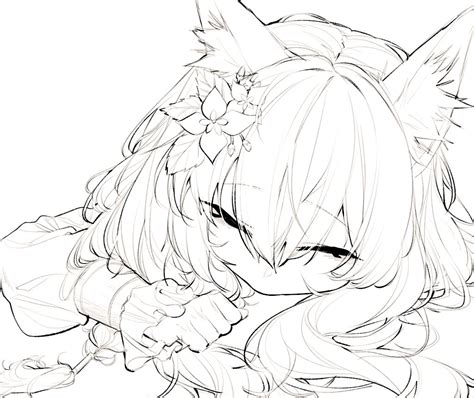 Safebooru 1girl Animal Ear Fluff Animal Ears Blue Archive Cat Ears