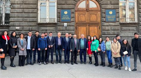 Foreign Minister Of Artsakh Lectures At Yerevan State University