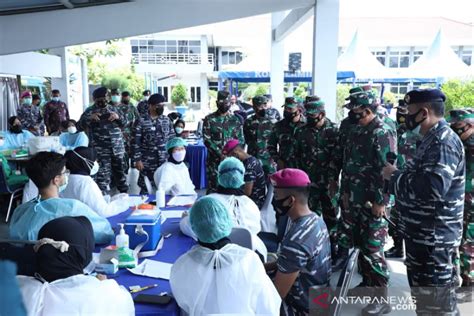 Ribu Prajurit Tni Jalani Vaksinasi Covid Di Provinsi Antara