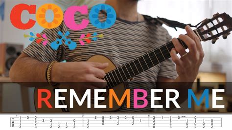 Remember Me Coco Disney Ukulele Fingerstyle Grade 4 Youtube