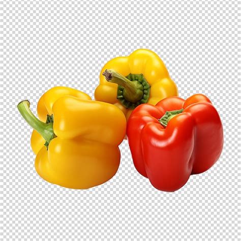 Premium Psd Bell Peppers Isolated On Transparent Background Png