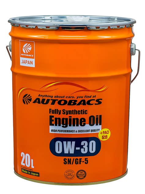 Моторное масло 0W30 SP/GF-6+PAO AUTOBACS ENGINE OIL FS 20л