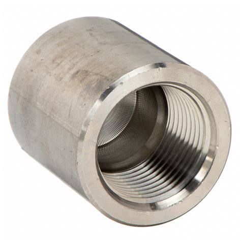 Grainger Approved Stainless Steel Cap Fnpt In Pipe Size