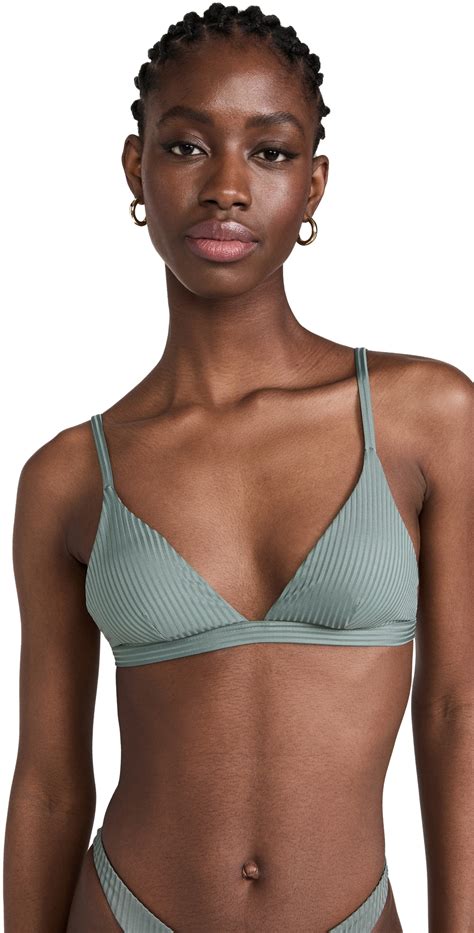 Buy Vitamin A Vitamin A Moss Bikini Top Sea Green Ecorib At Off