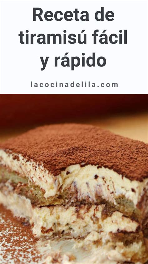 Receta De Tiramis F Cil Y R Pido Tiramis F Cil Tiramisu Facil Y