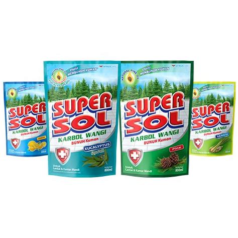 Jual WINGS WING S SUPER SOL KARBOL WANGI AROMA SEREH EUCALYPTUS