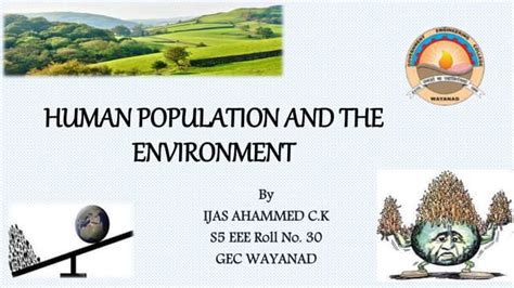 Human Population And The Environment Ppt