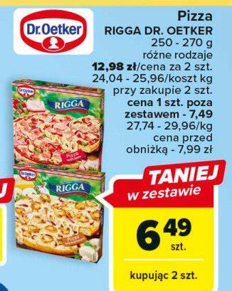 Pizza Z Kurczakiem Dr Oetker Rigga Cena Promocje Opinie Sklep