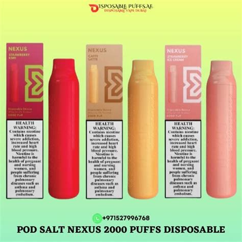 Pod Salt Nexus Puffs Disposable Vape In Uae