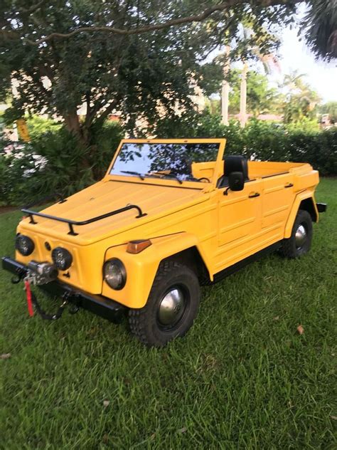 1974 Volkswagen Vw Thing Trekker 181 Kubelwagen Rare Urban German Military Classic Volkswagen