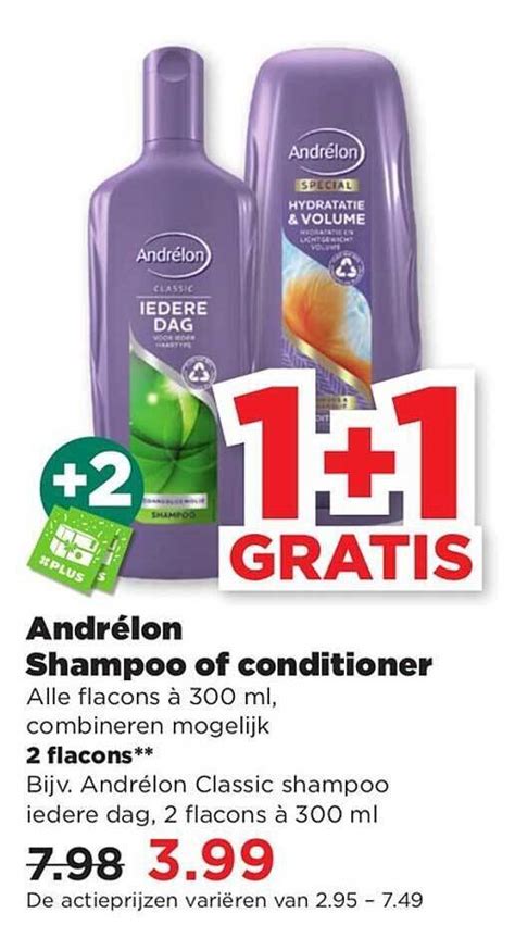 Andr Lon Shampoo Of Conditioner Aanbieding Bij Plus