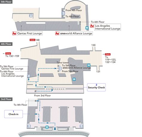 Los Angeles Airport Terminal Map