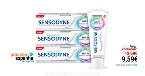 Sensodyne Pasta de Dentes Ação Completa Pack 3 x 75ml Cupões Tá Fixe