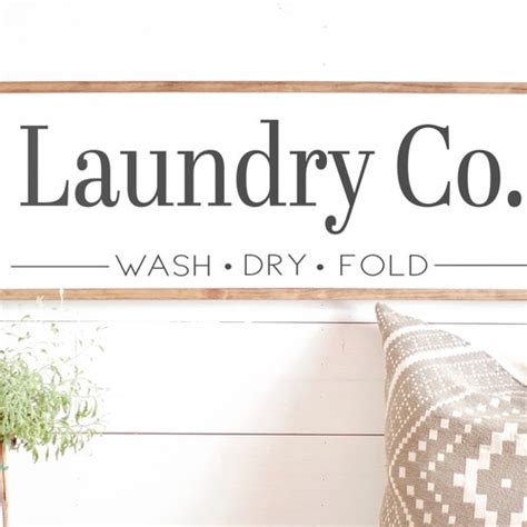 Wash Dry Fold Repeat Sign Laundry Room Sign Laundry Room Etsy