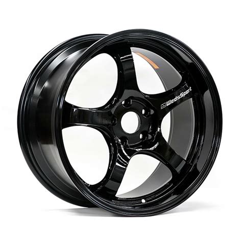 WedsSport RN 05M 189 5 38 5114 3 GLOSS BLACK Finish Wheel Set 72764