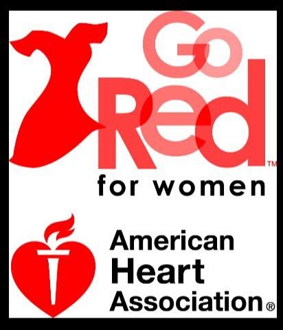 Go red for women! | American heart association, Go red, Red dress pin