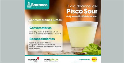 Viva El Pisco Sour Campa As Municipalidad Distrital De Barranco