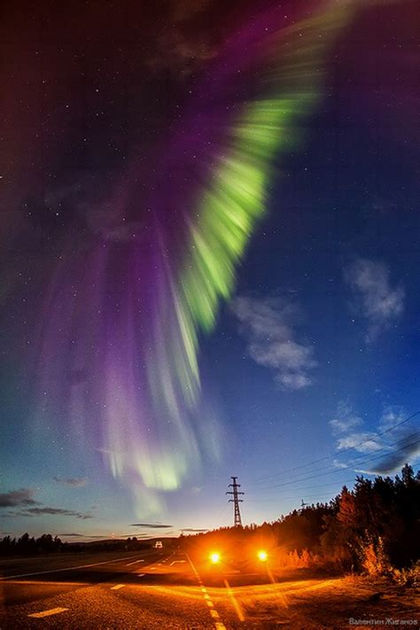 Northern lights in the sky over Murmansk region · Russia Travel Blog