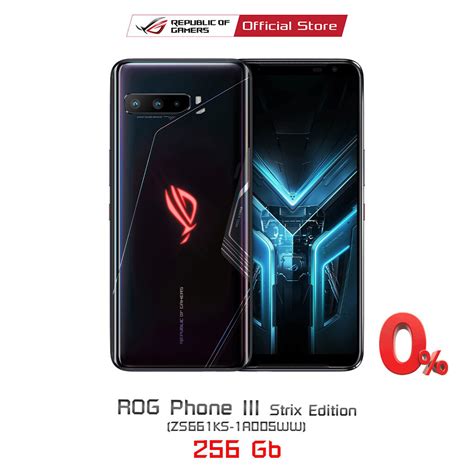 หาร้านที่ขาย Asus Rog Phone 3 Strix Edition Snapdragon 865 Ram 8 Gb Rom