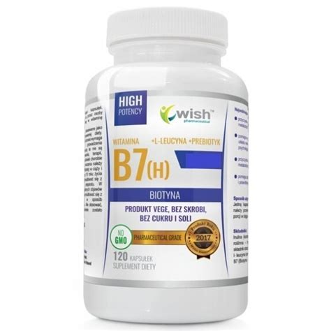 Witamina B G Biotyna H Kapsu Ek Wish Pharmaceutical Cena