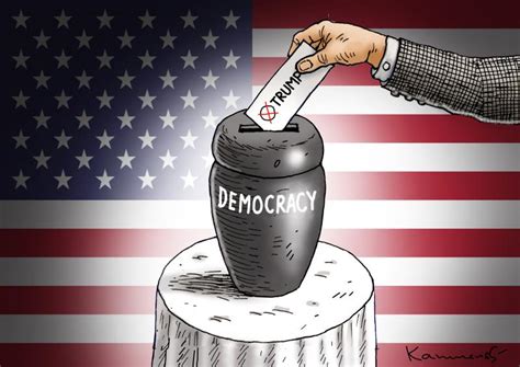 AMERICAN DEMOCRACY DIES | Cartoon Movement