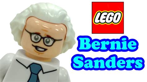 How To Make A Custom Lego Bernie Sanders Minifigure Youtube