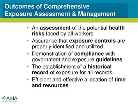 Ppt Using A Comprehensive Exposure Assessment Strategy To Assess