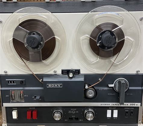 Sony TC 500A 500A Model Vintage Tube Reel To Reel Stereo Tape Recorder