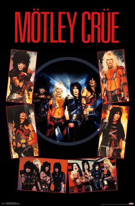 Poster Vintage Motley Crue 1983 Decor 30 Cm X 42 Cm Mercadolivre