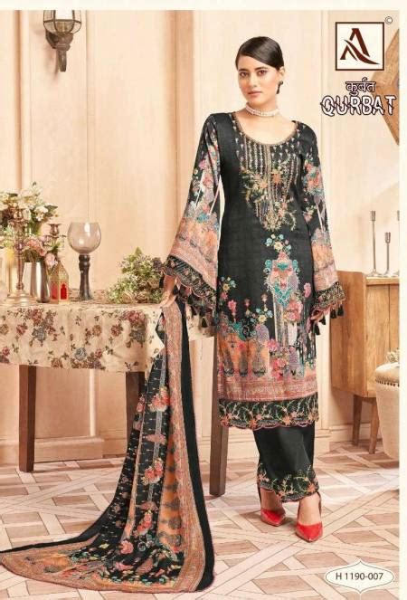 QURBAT EDITION 9 BY ALOK SUIT COTTON PAKISTANI UNSTICHED SALWAR SUITS