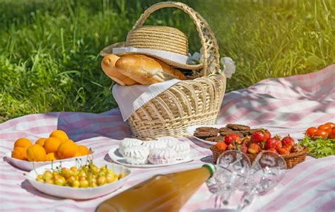 Premium Photo | Picnic in the park on a summer sunny day