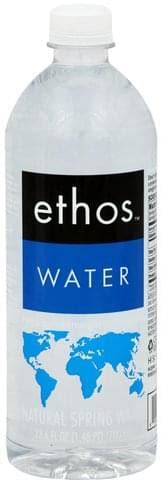 Ethos Natural Spring Water - 23.6 oz, Nutrition Information | Innit