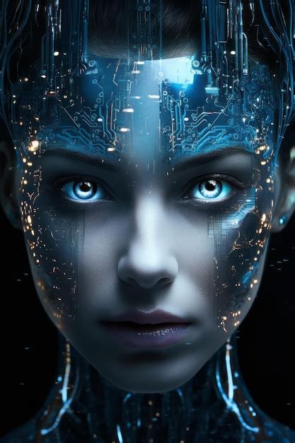 Premium AI Image Technology And Futuristic Sci Fi Digital Ai Business