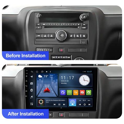 G Aumume Inches Android Double Din Car Stereo For Chevrolet