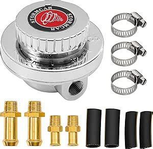 Temsone Adjustable Carb Fuel Pressure Regulator Kit Universal Manual