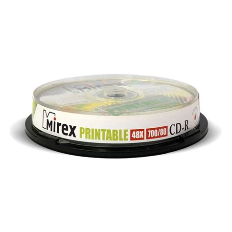 Mirex Диск для записи CD-R, 700 МБ - купить с доставкой по выгодным ...