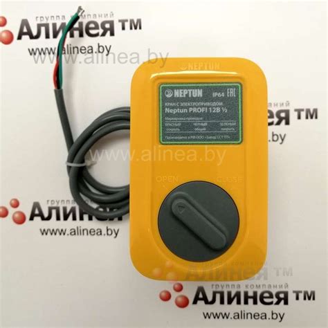 Кран шаровой с электроприводом Neptun (Нептун) Profi 12 V, 1"