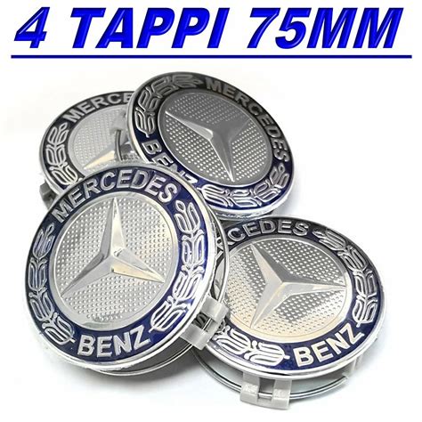 Tappi Coprimozzo Originale Mercedes Benz Cerchi In Lega Mm Classe