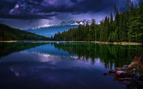 Wallpaper Landscape Mountains Lake Nature Reflection Sky River