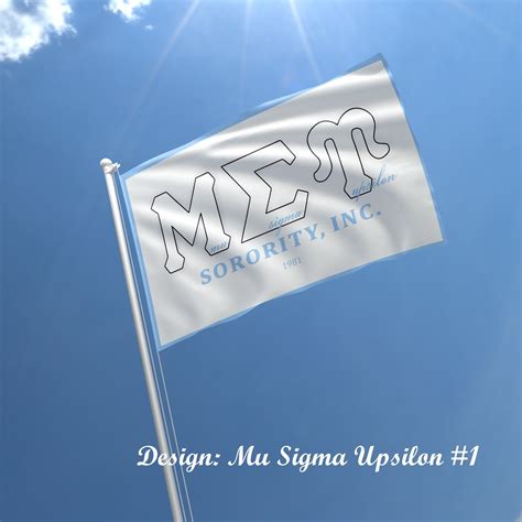 Mu Sigma Upsilon Officially Licensed Flag Banner Etsy