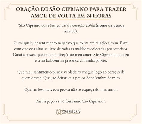 Ora O Poderosas S O Cipriano Trazer Amor De Volta Urgente