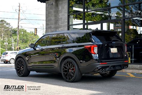 Ford Explorer St With In Vossen Hf Wheels And Vredestei Flickr