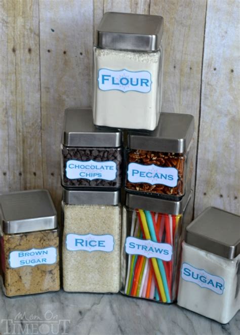 Kitchen Storage Container Labels - Free Printables! - Mom On Timeout