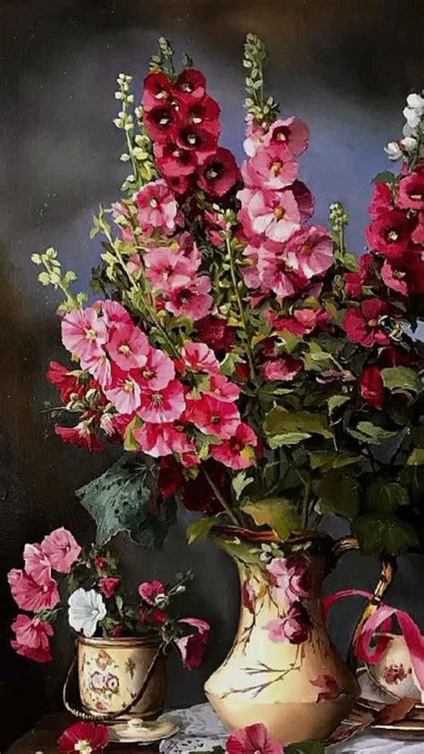 Pin By Magdolna On Welcome Floral Painting Oil Painting Flowers