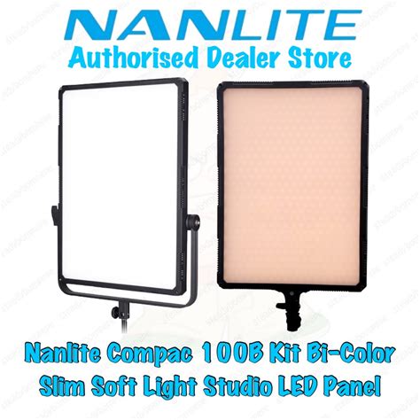 Nanlite Compac 100B Kit Bi Color Slim Soft Light Studio LED Panel