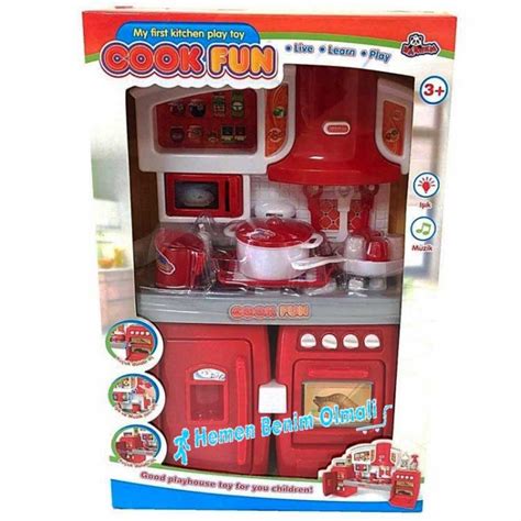 Oyuncak Mutfak M Zikli Ve I Kl Cook Fun Mini Mutfak Seti Hediyecik Da