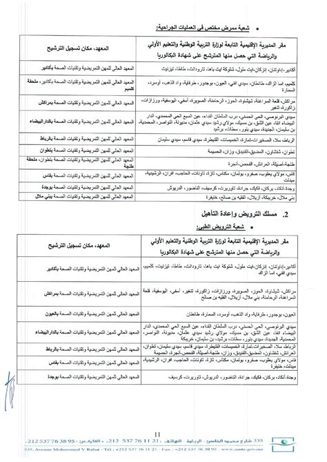 ispits.sante.gov.ma 2026/2025 التسجيل في مباراة المعاهد العليا للمهن ...