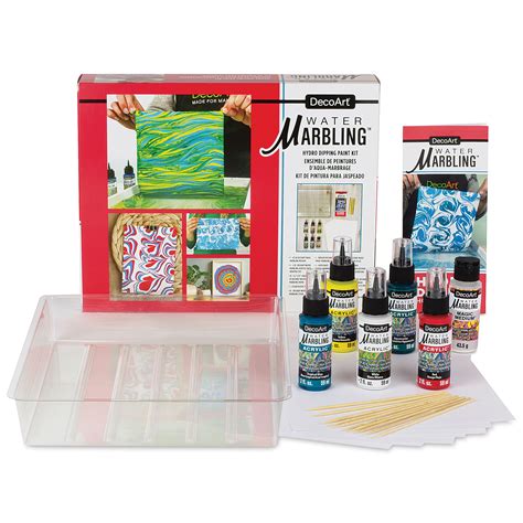 Decoart Water Marbling Acrylic Paint Starter Kit Blick Art Materials