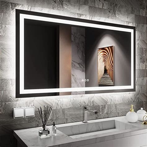 Amorho Led Bathroom Mirror X Backlit Front Lighted Vanity